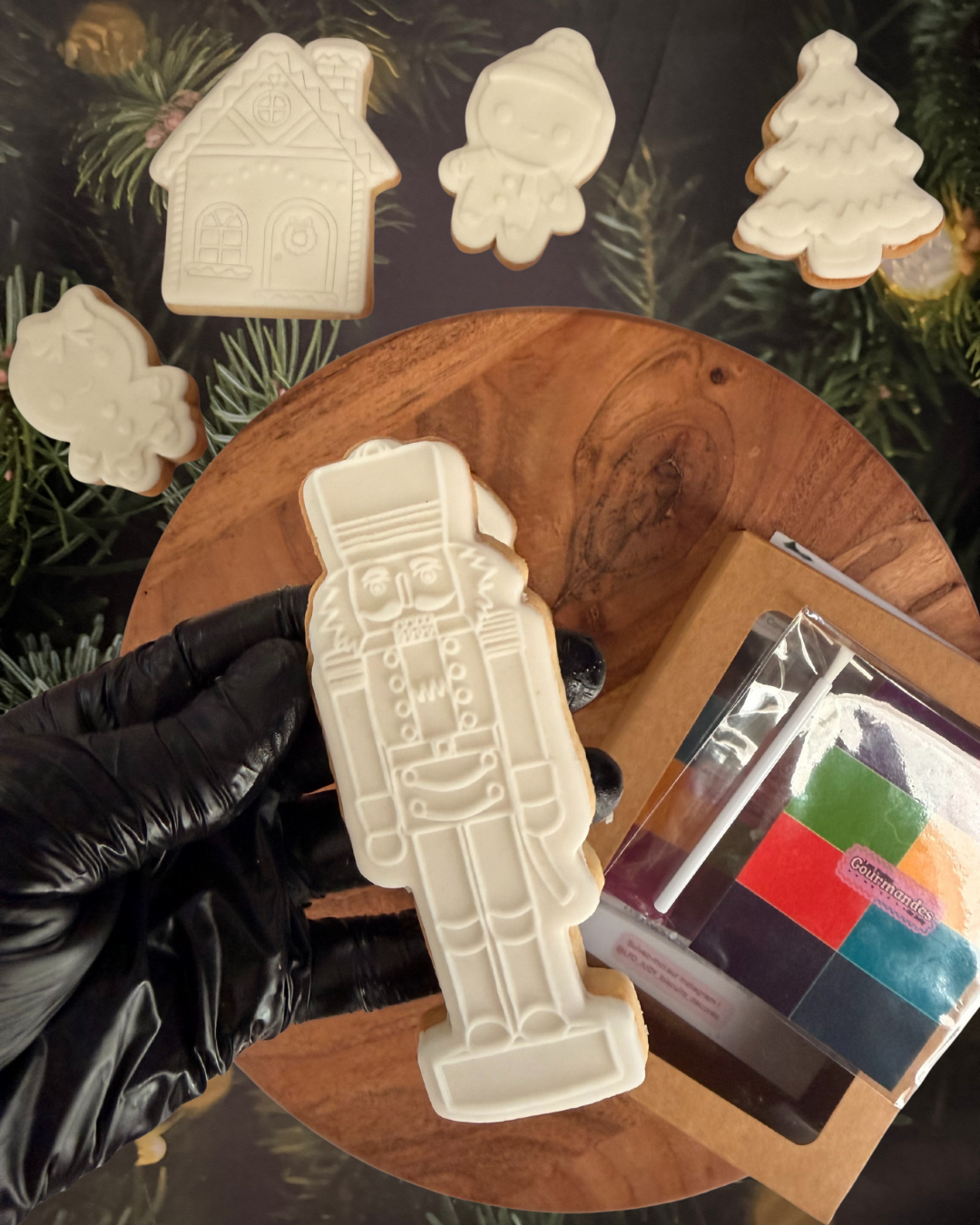 Kit Féerie de Noël à peindre - biscuits décorés