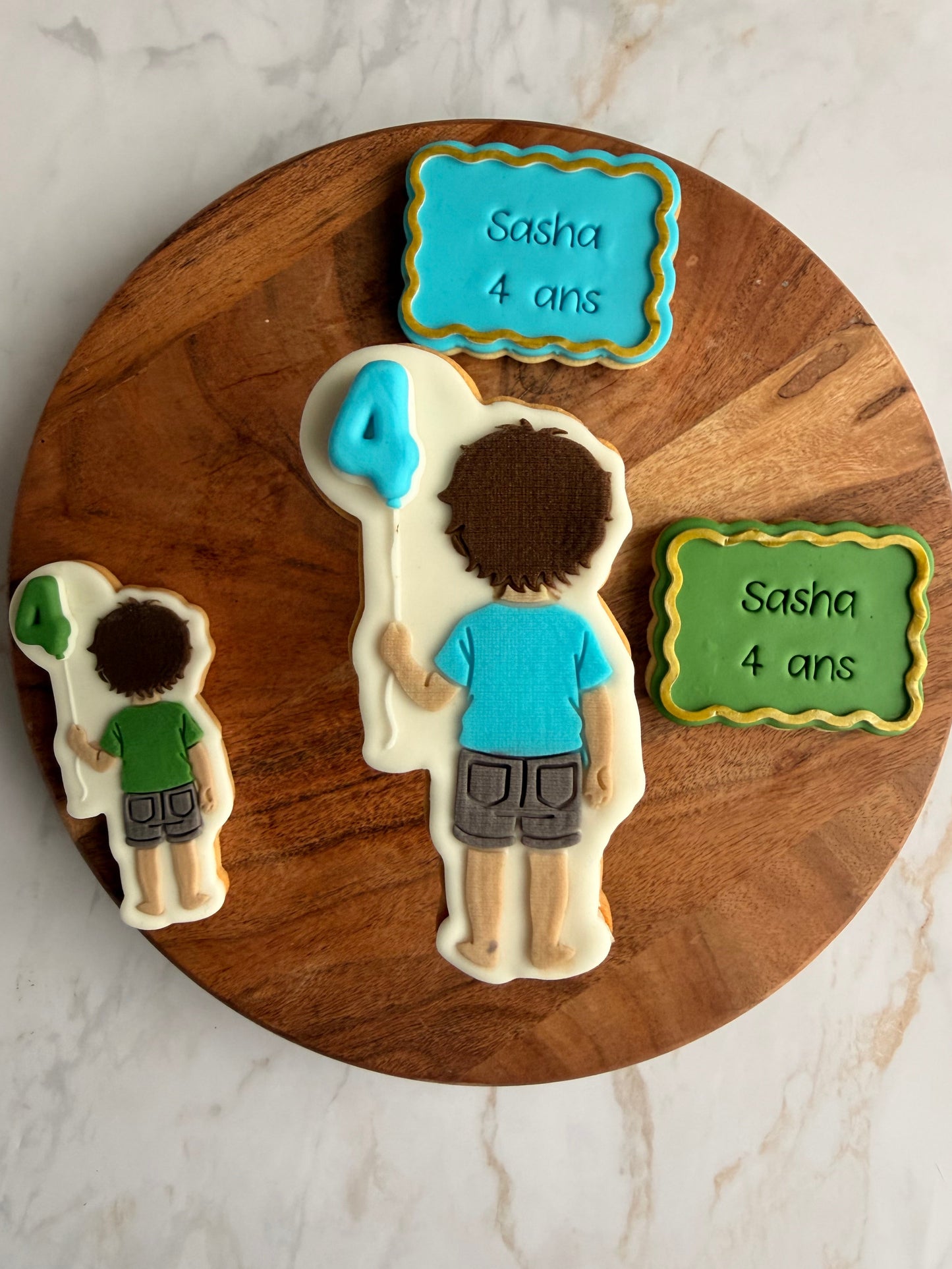 Petit garçon - Biscuits décorés