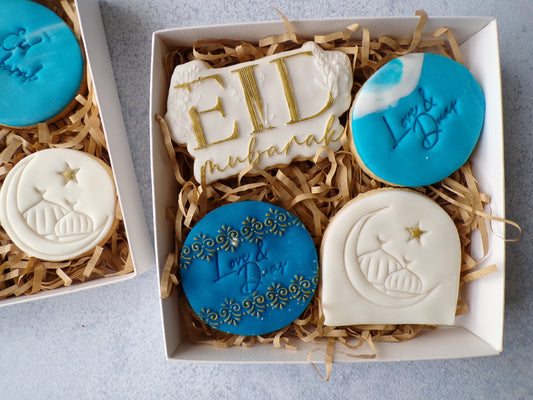 Biscuits Eid artisanaux en pâte sablée décorée