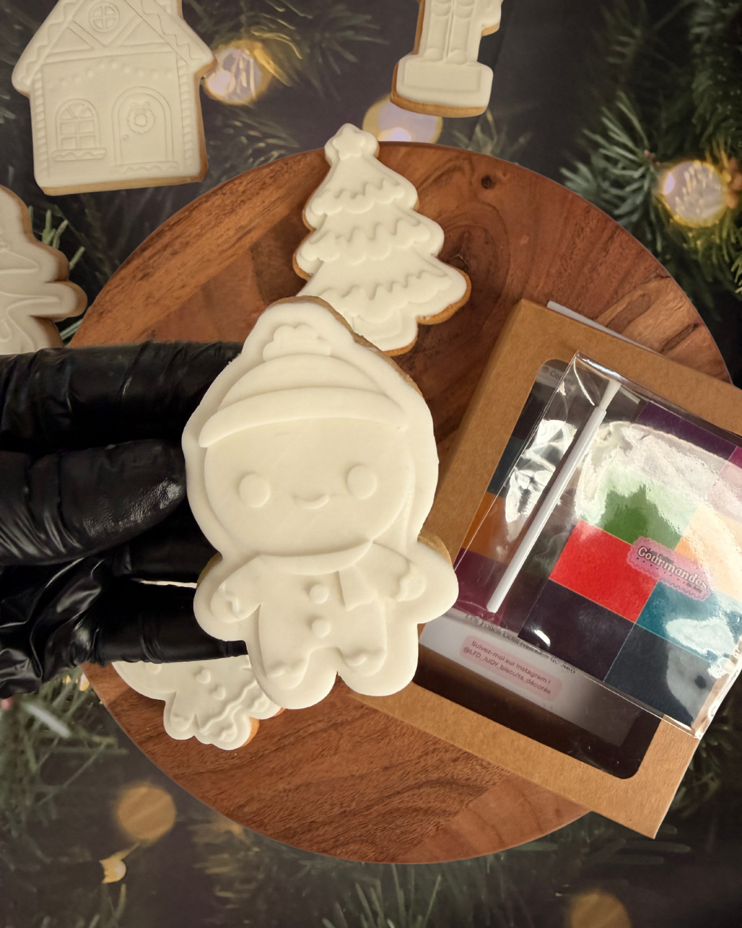 Kit biscuits à peindre spécial Noël - Biscuits décorés