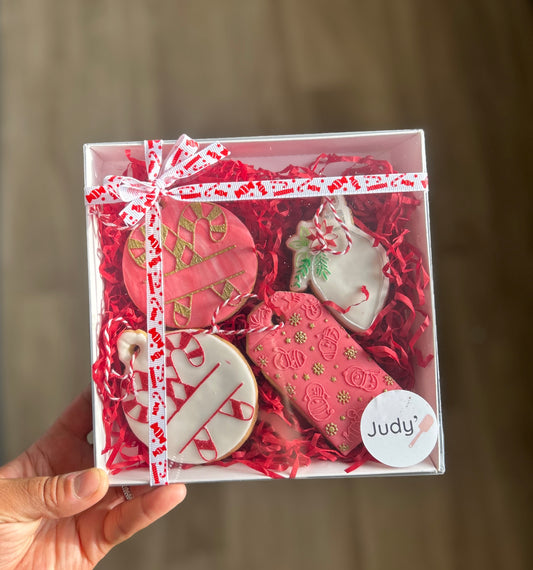 Coffret d’Ornements pour Sapin Personnalisables - biscuits décorés