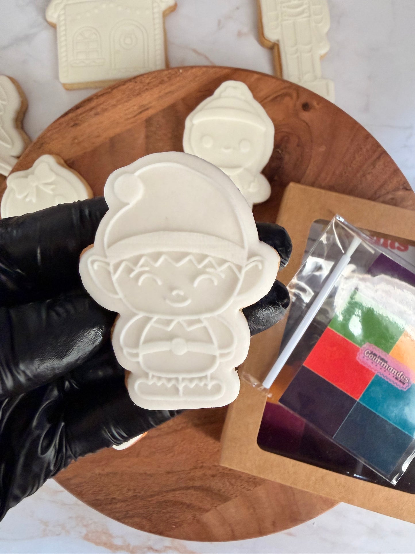 Kit biscuits à peindre spécial Noël - Biscuits décorés