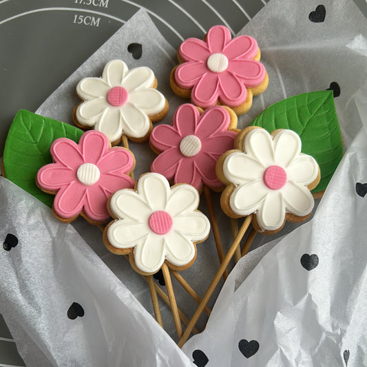 Bouquet gourmand de biscuits sablés décorés – Les Folies Gourmandes de Judy